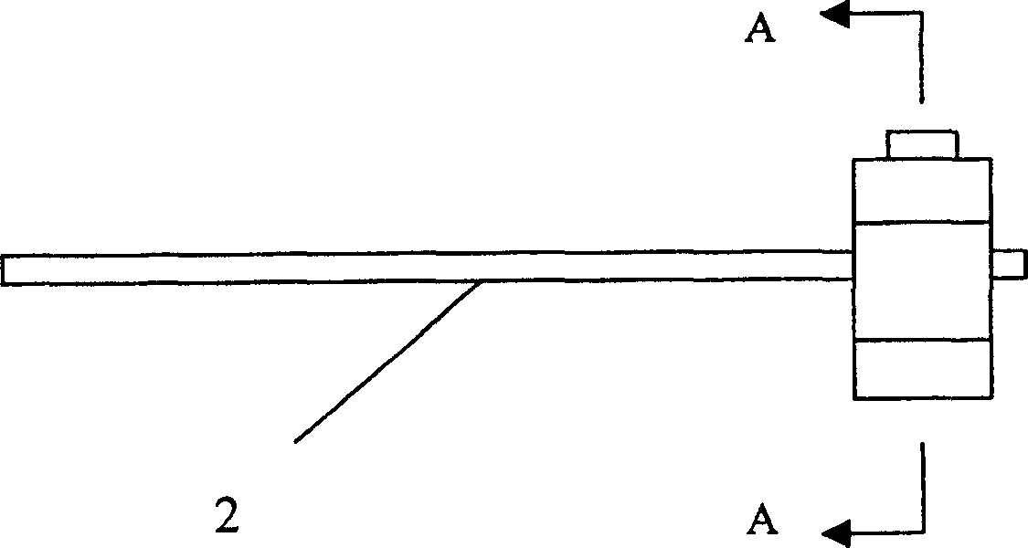 Continuous casting roughing slag inspection method and device based on vibration monitoring