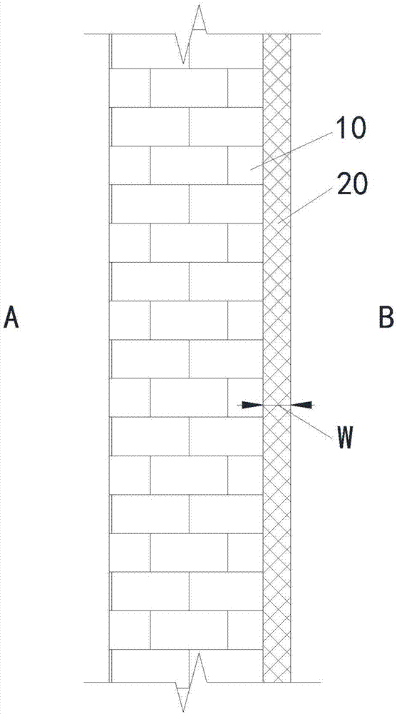 Lossless reinforcing structure of historic conservation building wall and construction method of lossless reinforcing structure