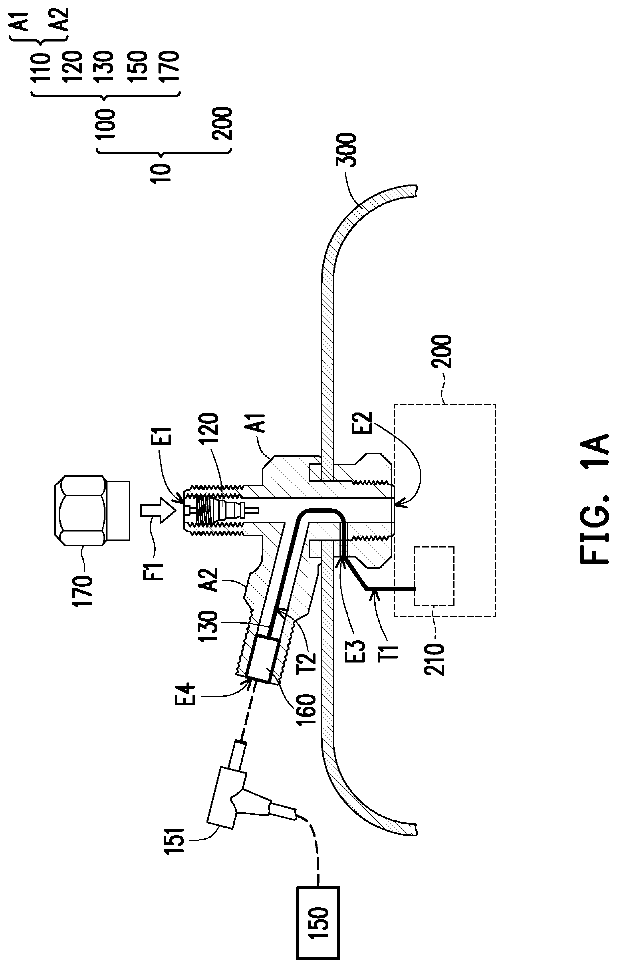 Valve stem structure and tire pressure monitoring system using the same