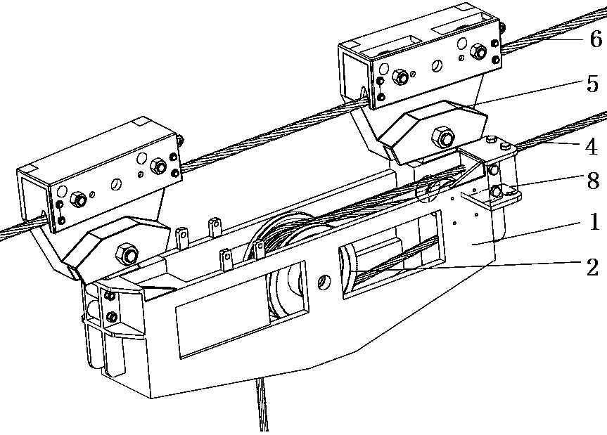 Driving structure and working method of sports car for mountain skidding cableway