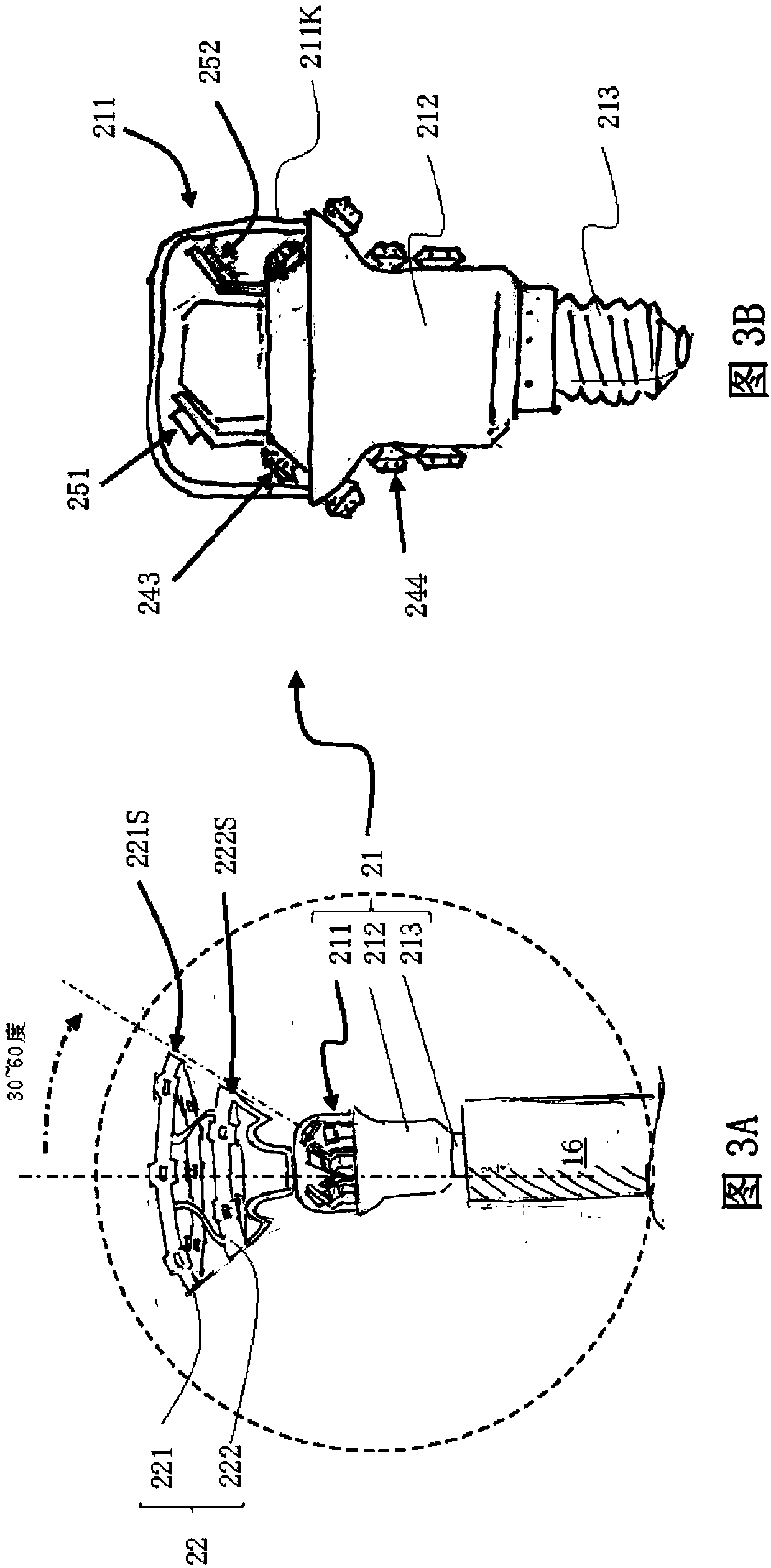 Crystal lamp structure