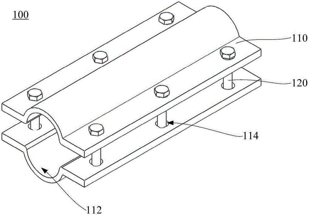 Connector and connection method of graphite composite grounding bodies
