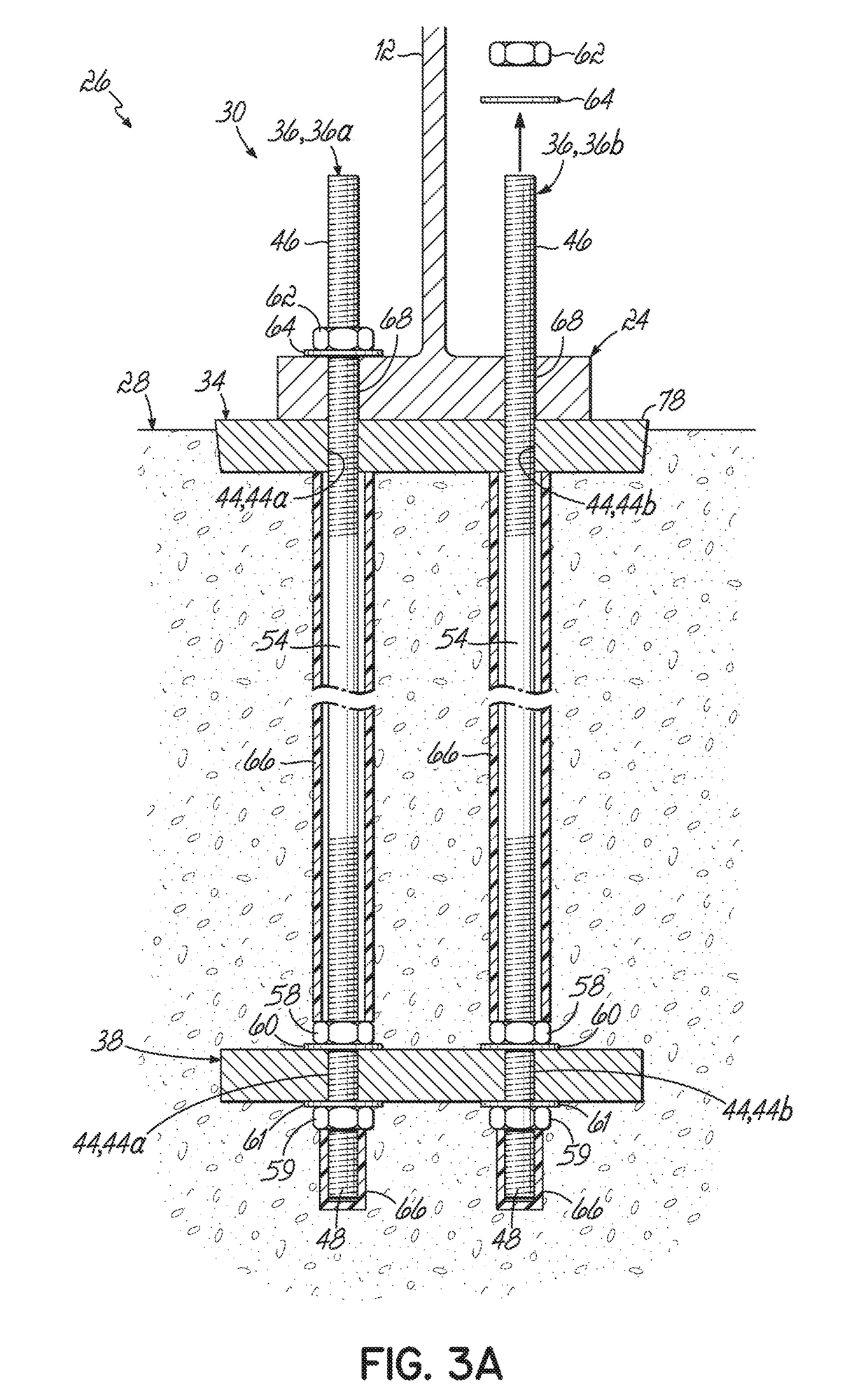 Method of replacing anchor bolts in wind turbine foundations