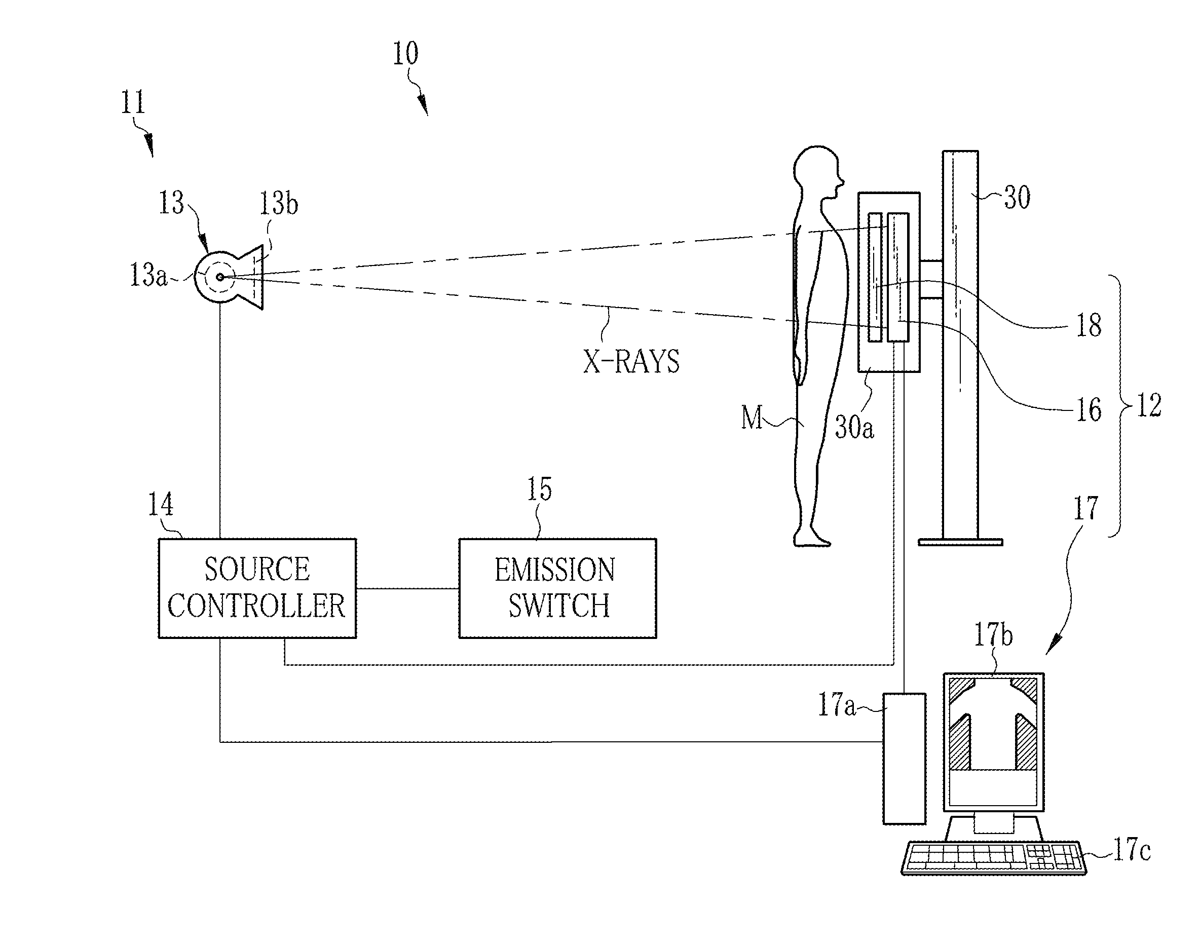 Radiation image detecting device and radiation imaging system
