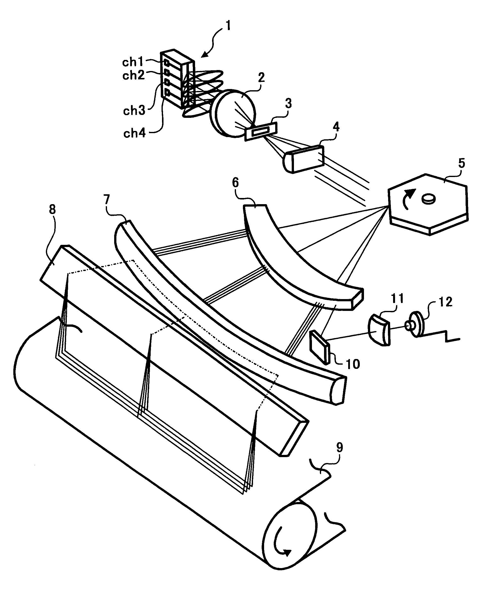 Multi-beam optical scanning apparatus and image forming apparatus
