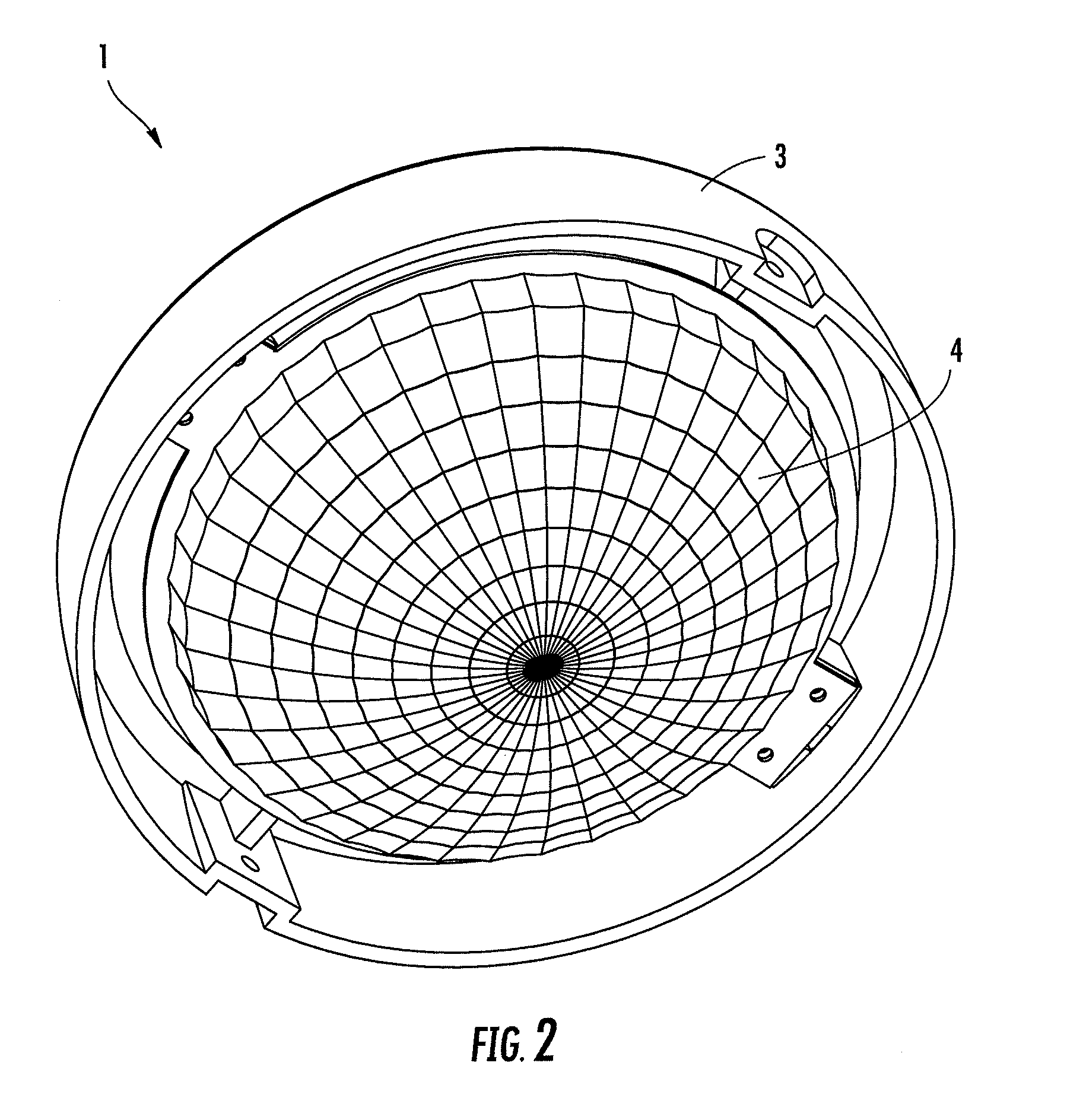 Non-glare reflective LED lighting apparatus with heat sink mounting