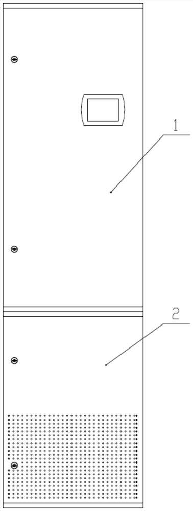 Split type fresh air ventilator cabinet