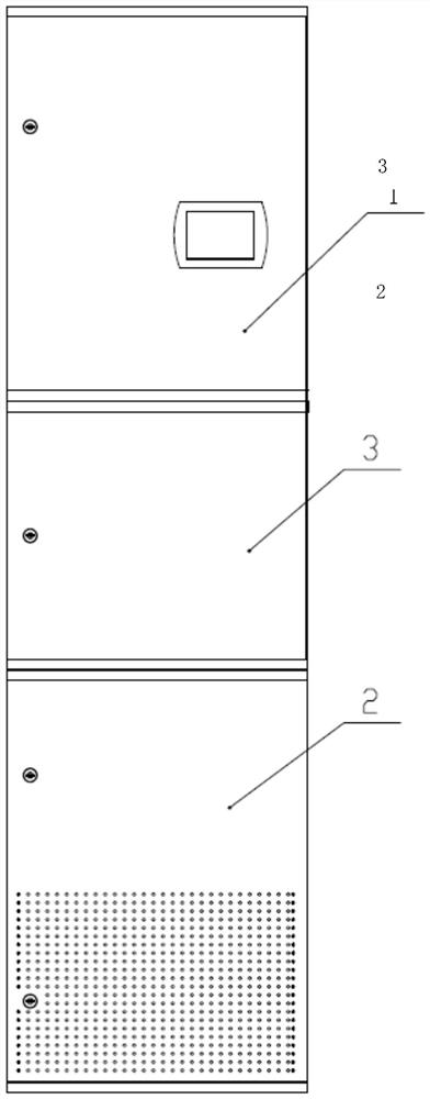 Split type fresh air ventilator cabinet