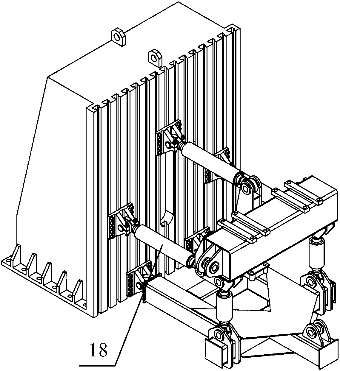 Rail vehicle axle box bearing and grounding device reliability test bench