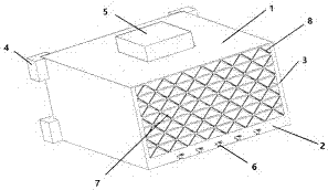 Novel intermediate beam structure for hydraulic press