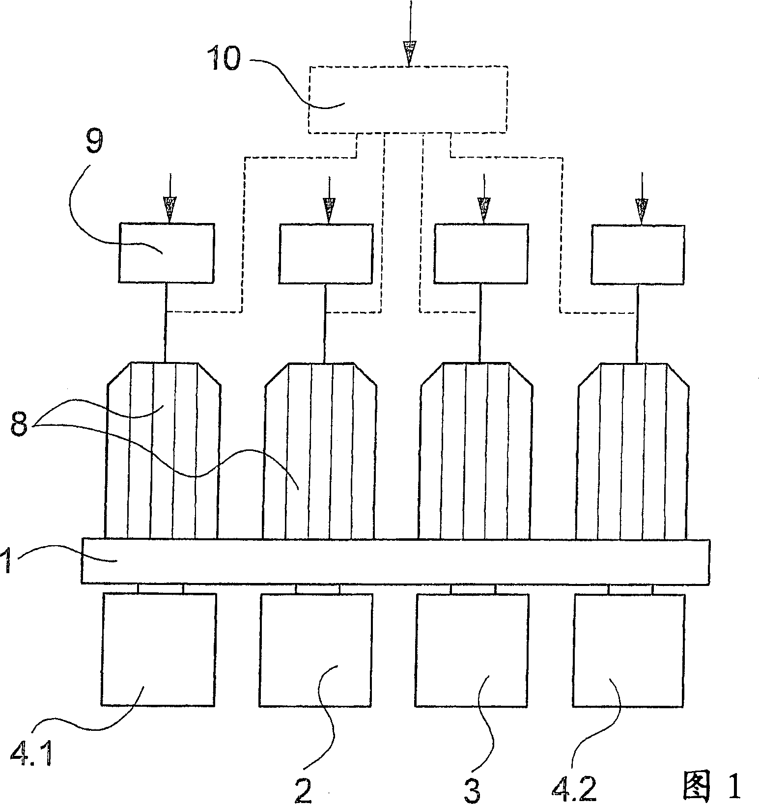 Device for guiding, conveying, or treating a fiber cable