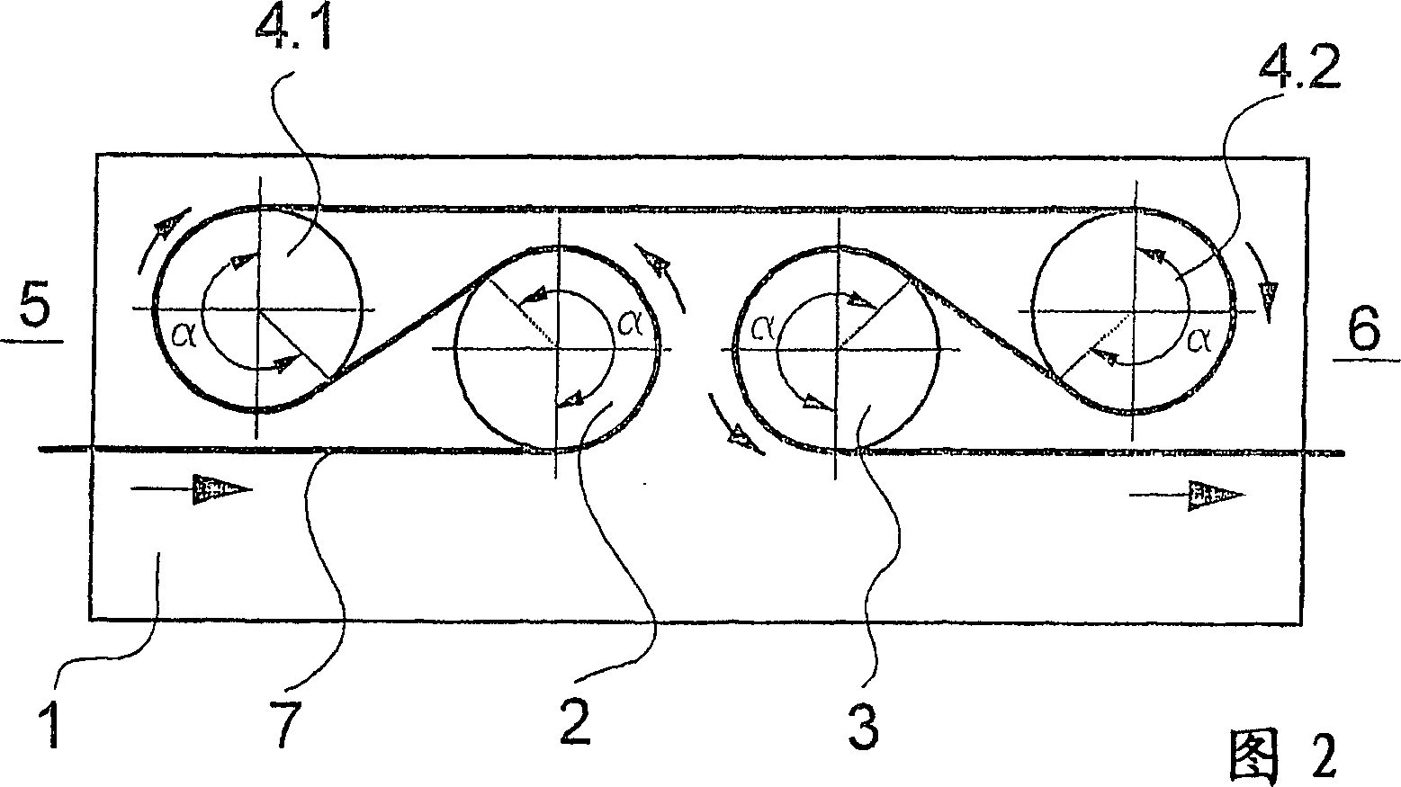 Device for guiding, conveying, or treating a fiber cable