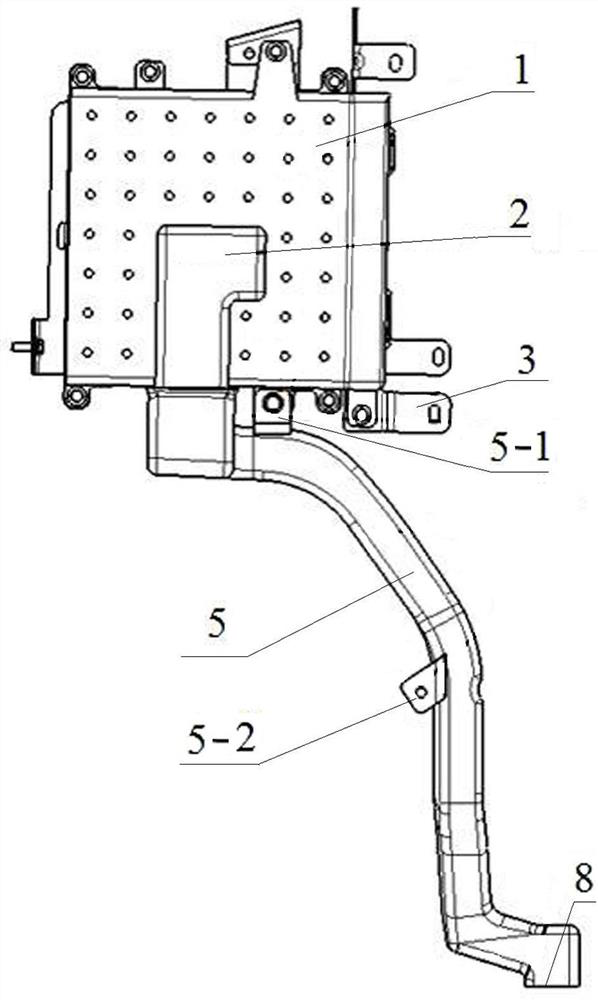 dc-dc converter ventilation cooling device