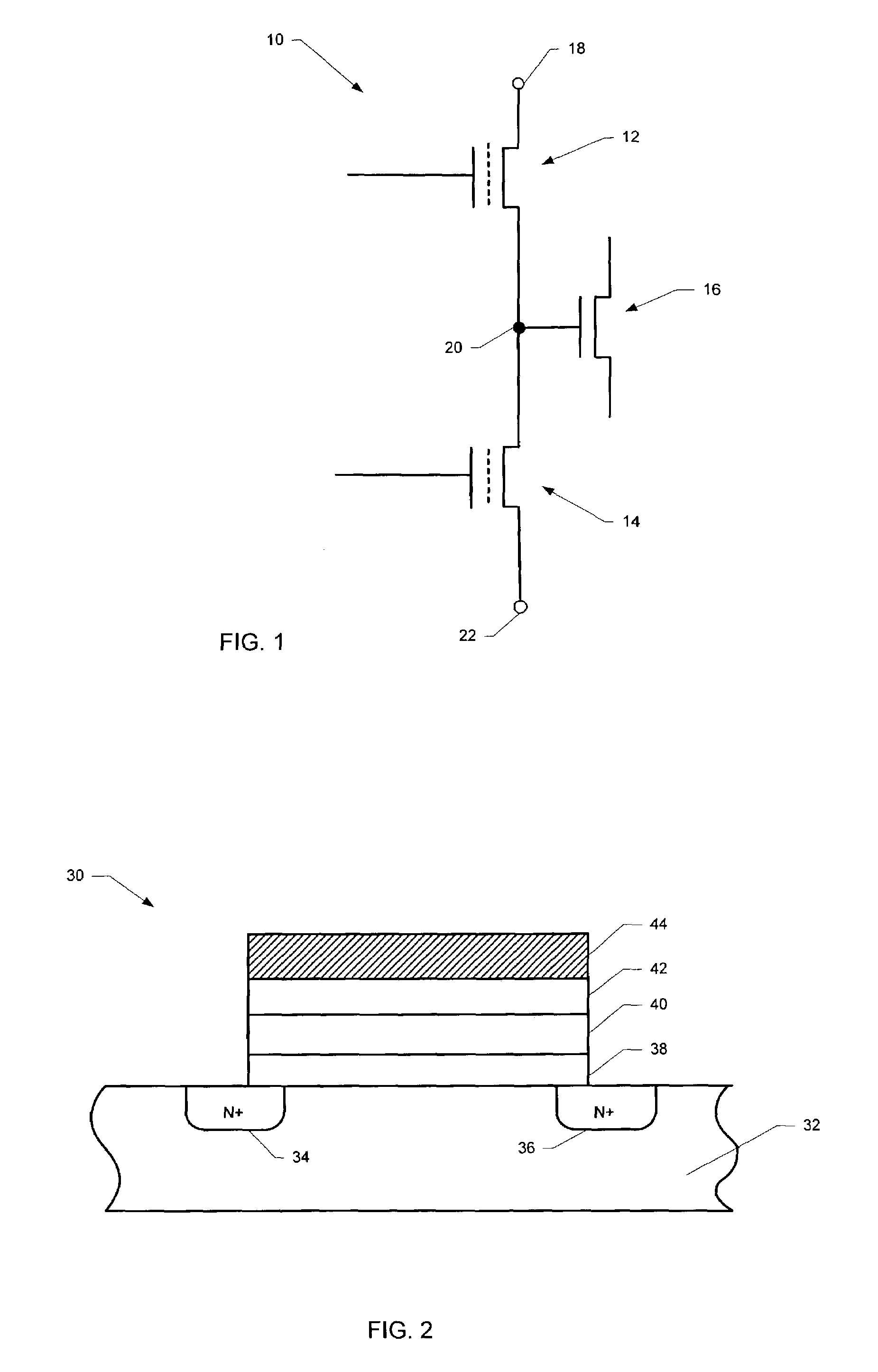 Methods of redundancy in a floating trap memory element based field programmable gate array
