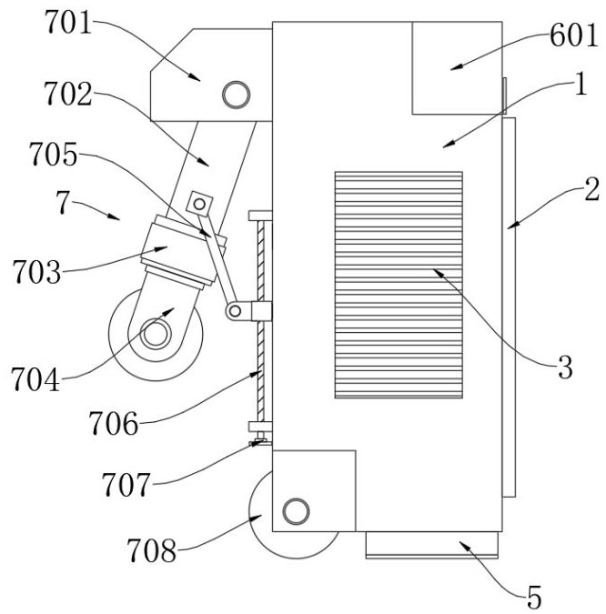 Excitation device screen cabinet for generator