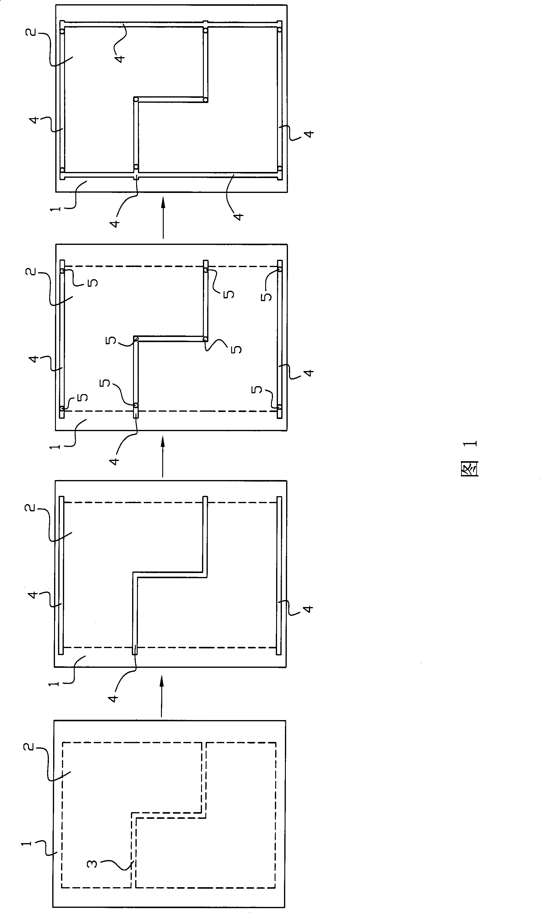 Cutting method of circuit board