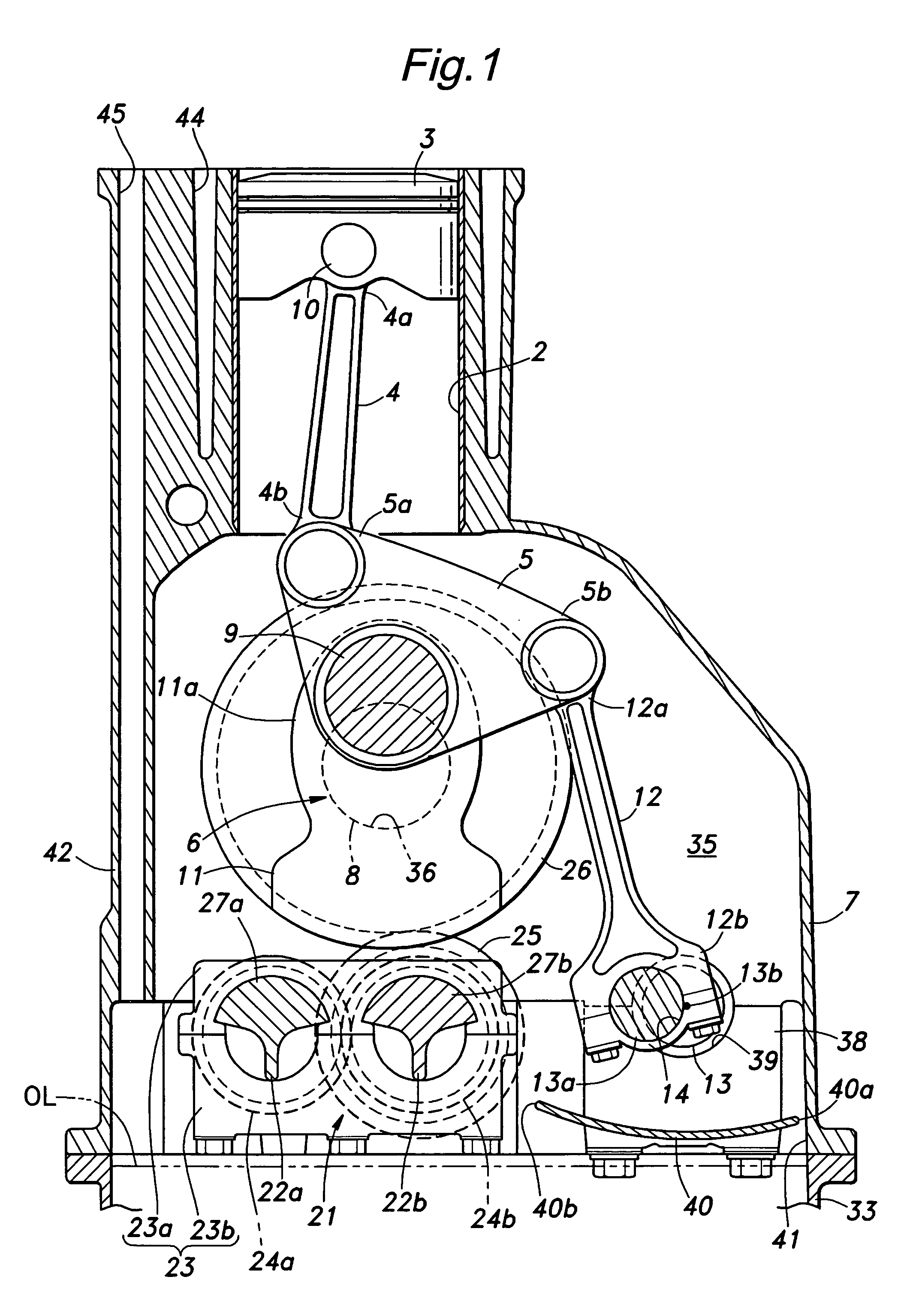 Variable stroke property engine