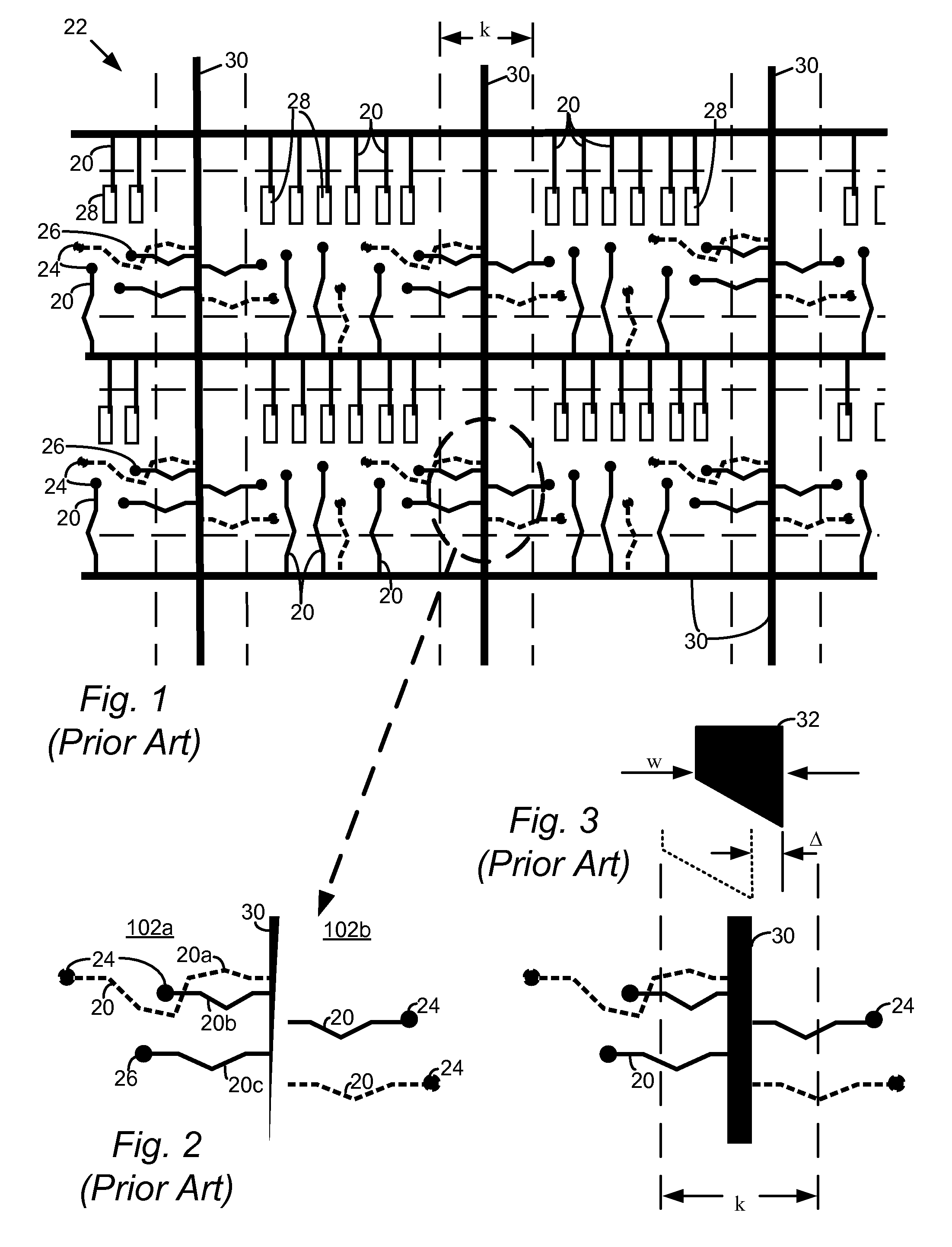 Two-sided substrate lead connection for minimizing kerf width on a semiconductor substrate panel