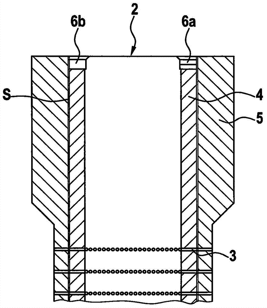 Wo-part particle filter and method for producing the same
