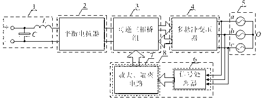 Two-way switch tube-based current source type two-way multi-pulse converter