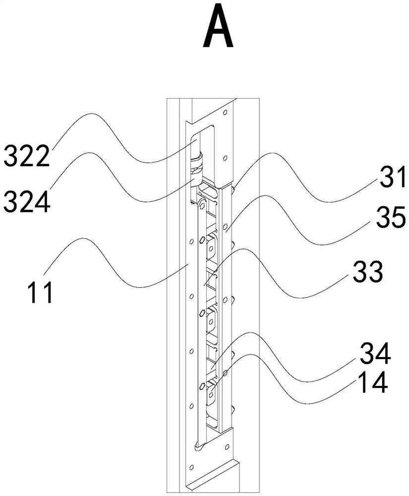 An in-orbit material experiment box mechanism