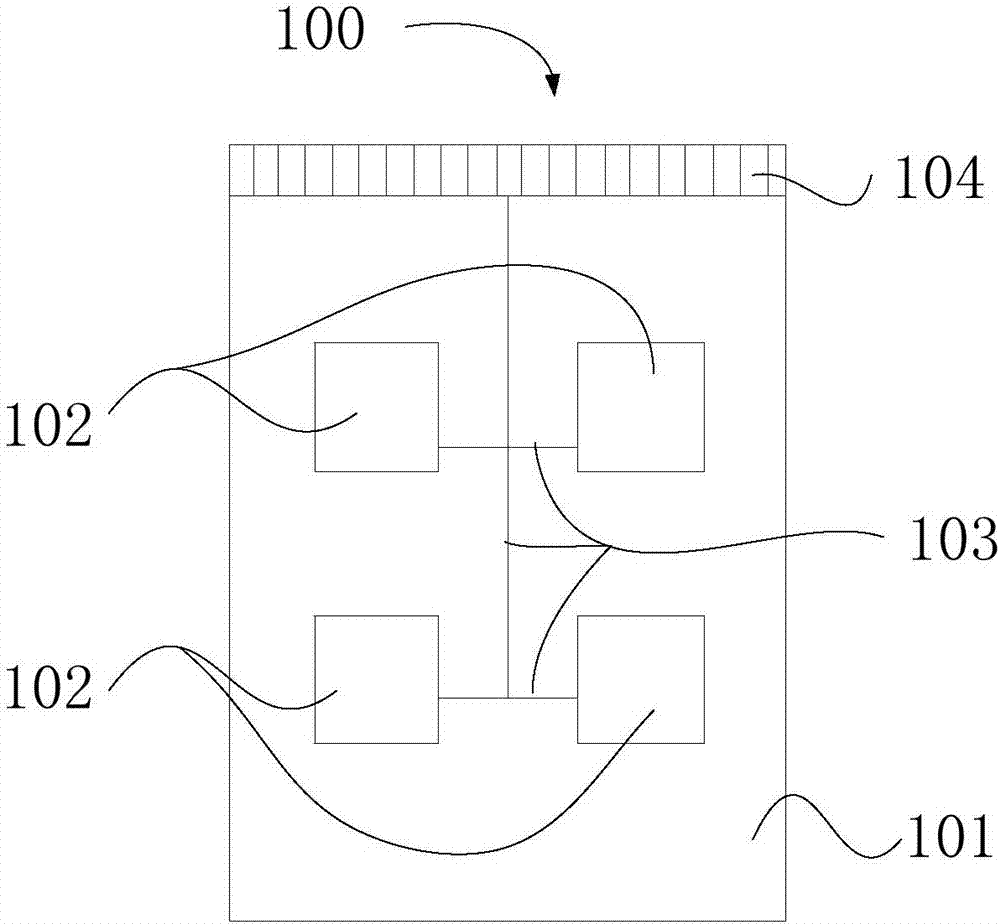 Semiconductor chip aging test device and method