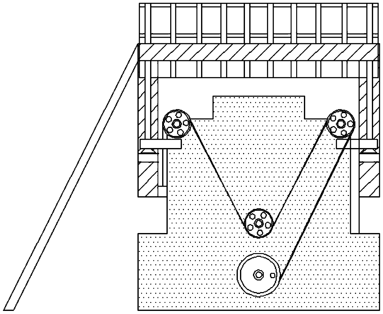 Lifting appliance with guardrail height and lifting table height being proportional