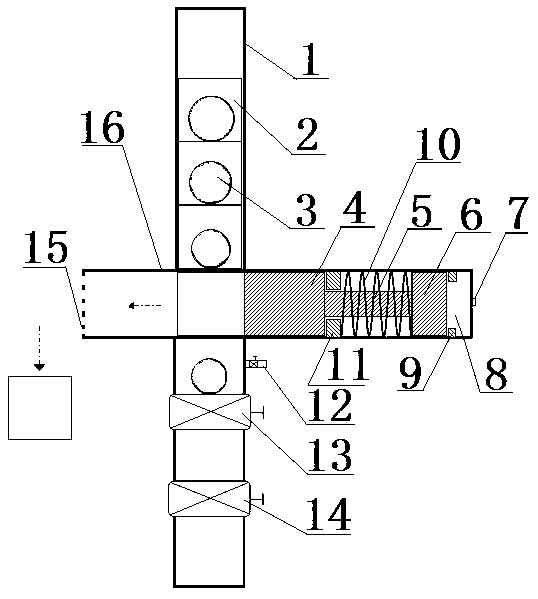 Continuous pitching device