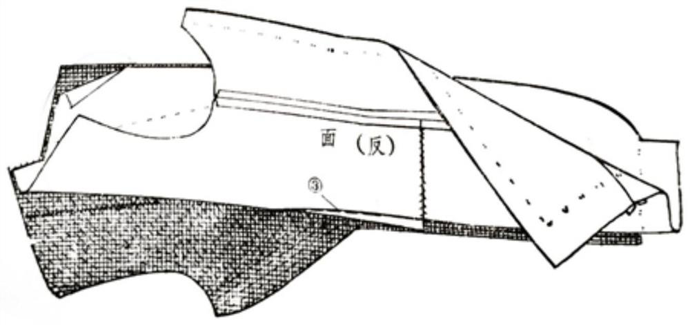 Compound lining process for western-style clothes manufacturing