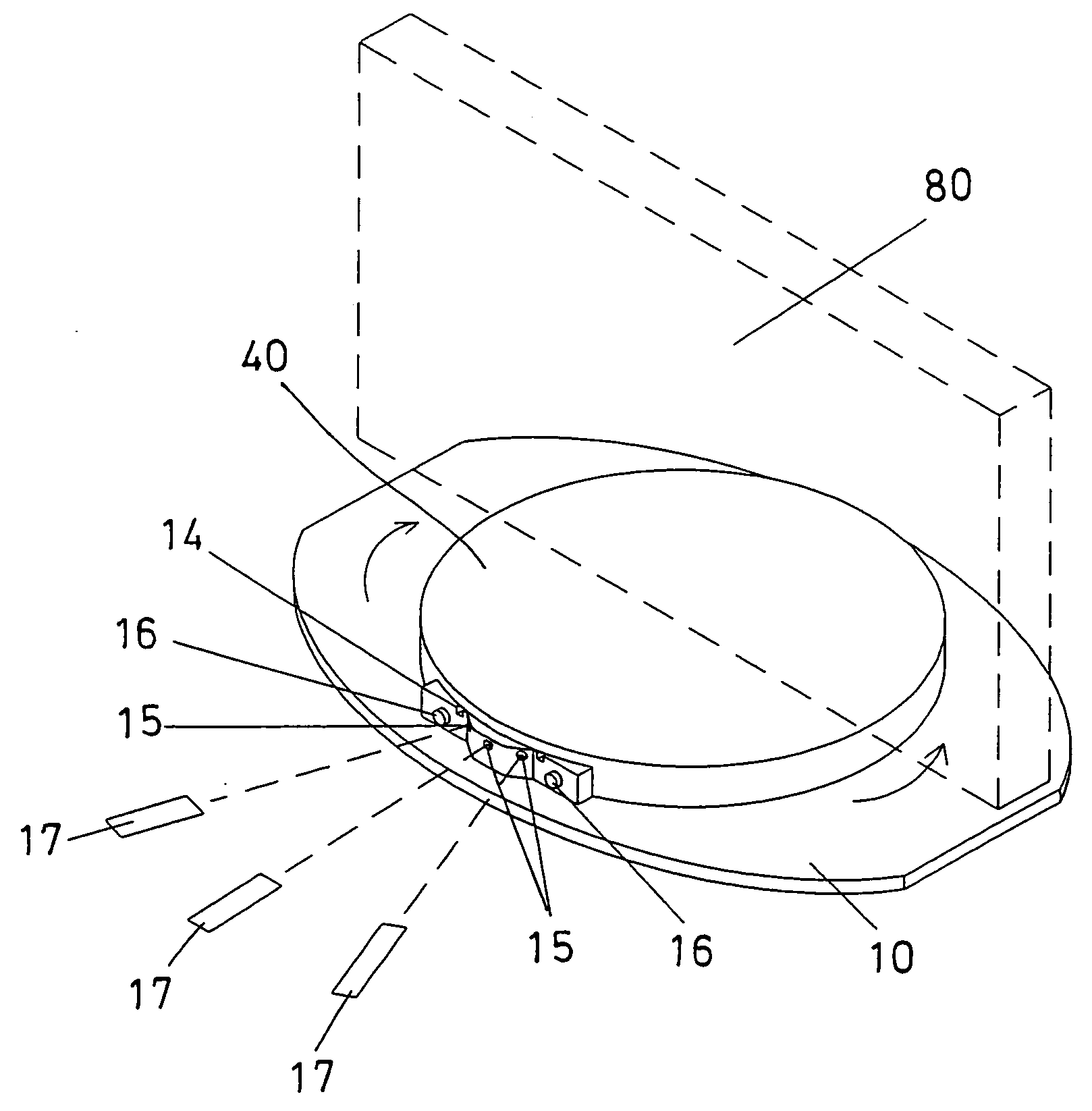 Rotatable carrier for objects or display