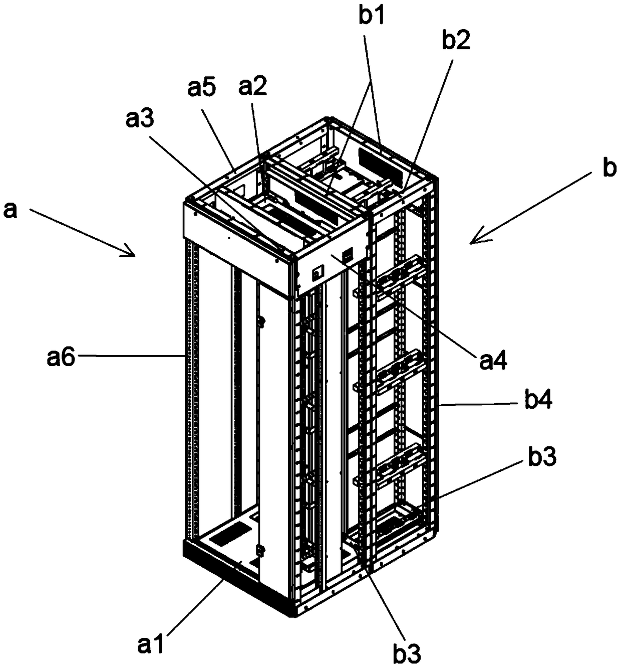 A modular low-voltage power distribution cabinet