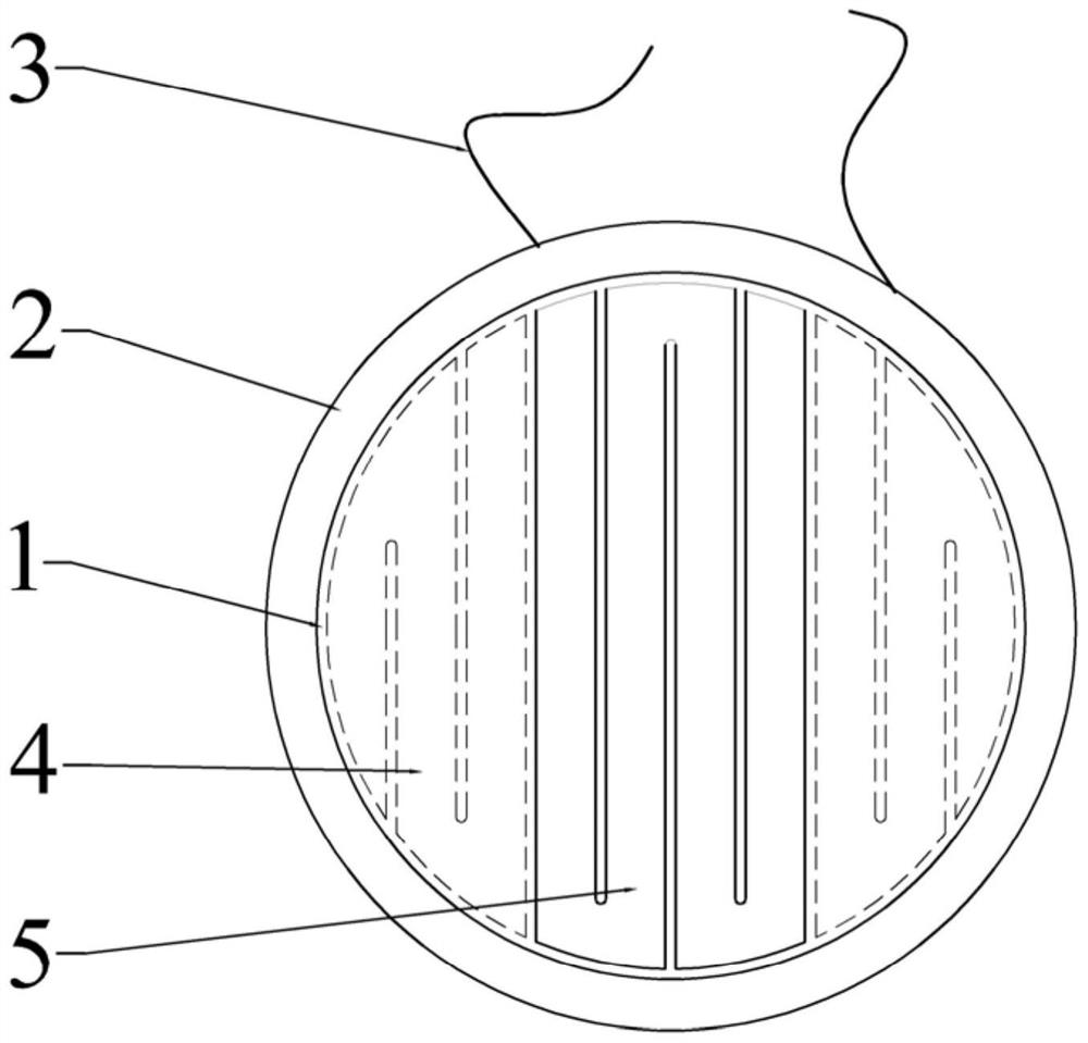 Diaphragm of flat panel speaker and earphone speaker with same
