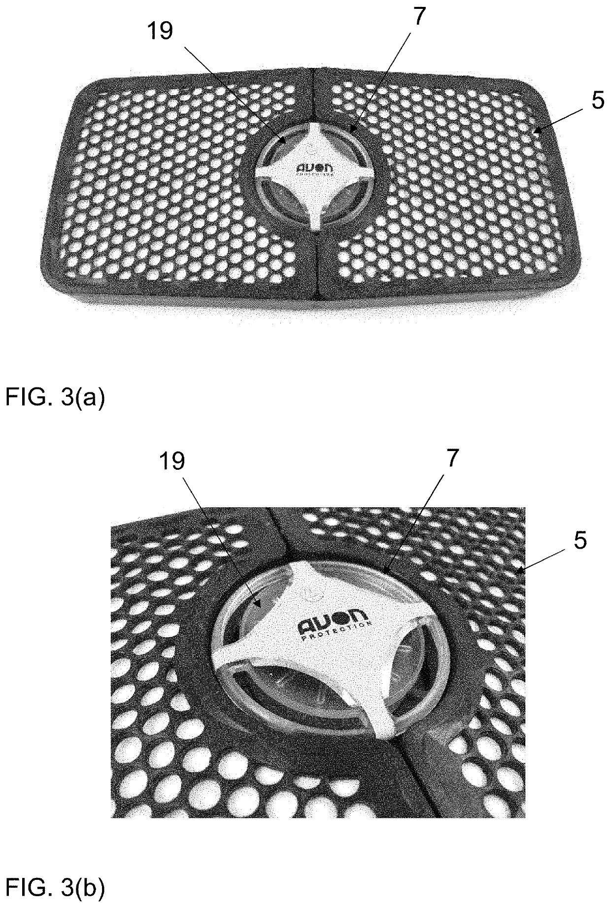 Container for packaged filtration mask