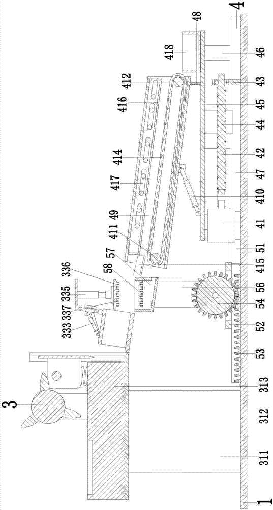 Automatic slicing and drying integrated machine special for traditional Chinese medicinal material production of achyranthes bidentata