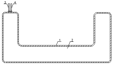 Sealing water stopping strip capsule of fabricated underground structure prefabricated part joint