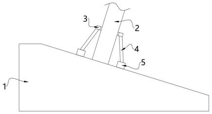 Municipal slope reinforcing mechanism and method