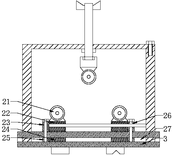 Machine tool auxiliary roller device