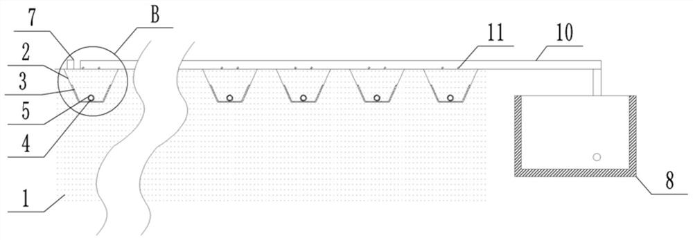 Agricultural water-saving irrigation circulating system