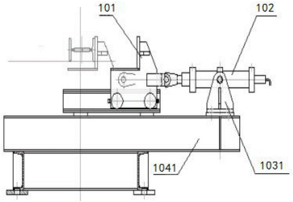 Simple profile steel stacking device