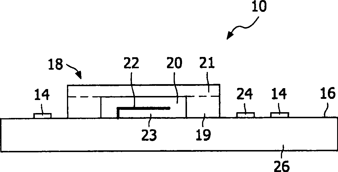 A method for manufacturing an electronic assembly, electronic assembly, covering piece and substrate