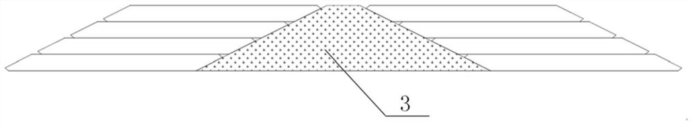 Laying method of the main beam of the wind power blade and its core material and plate