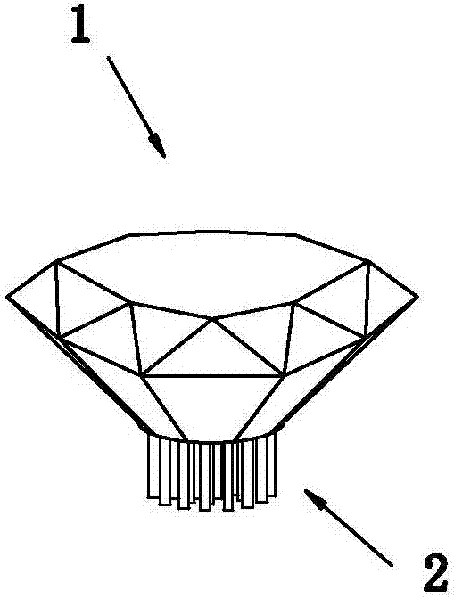 Building block assembly type LED light emitter