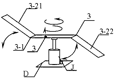 Rescue method of a hand-cranked three-fold bridge rescue equipment