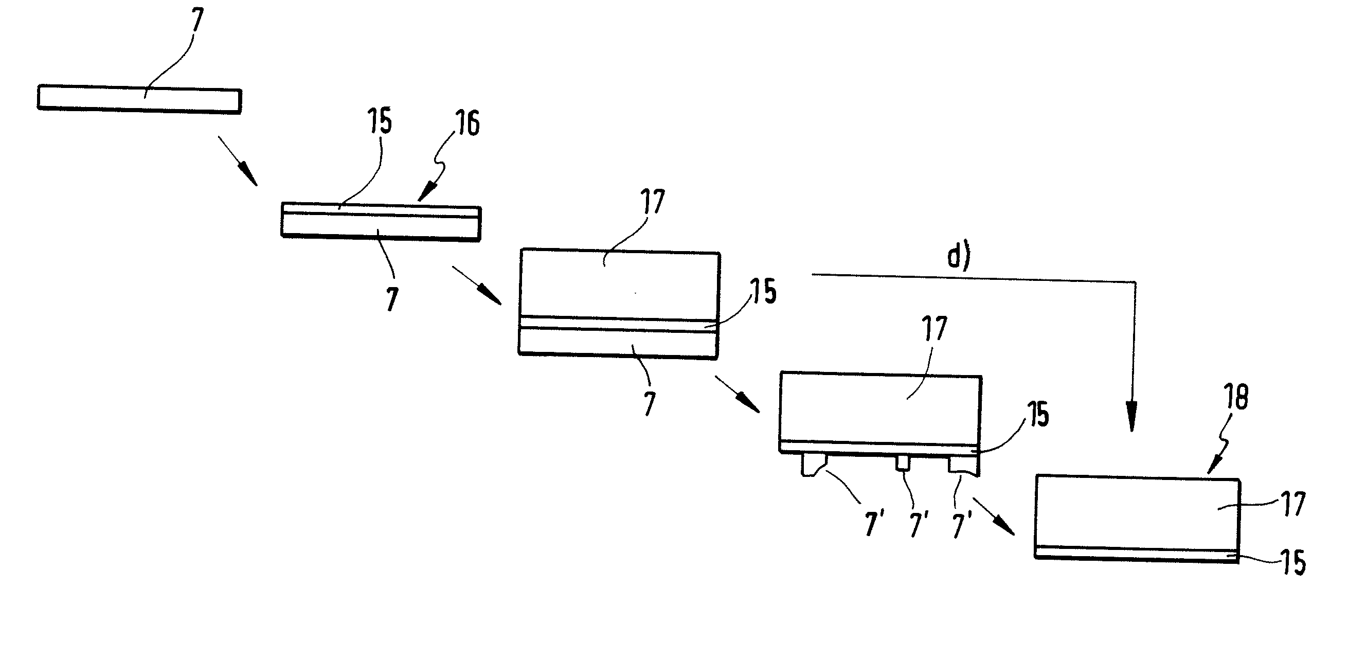 Process for producing a free-standing iii-n layer, and free-standing iii-n substrate