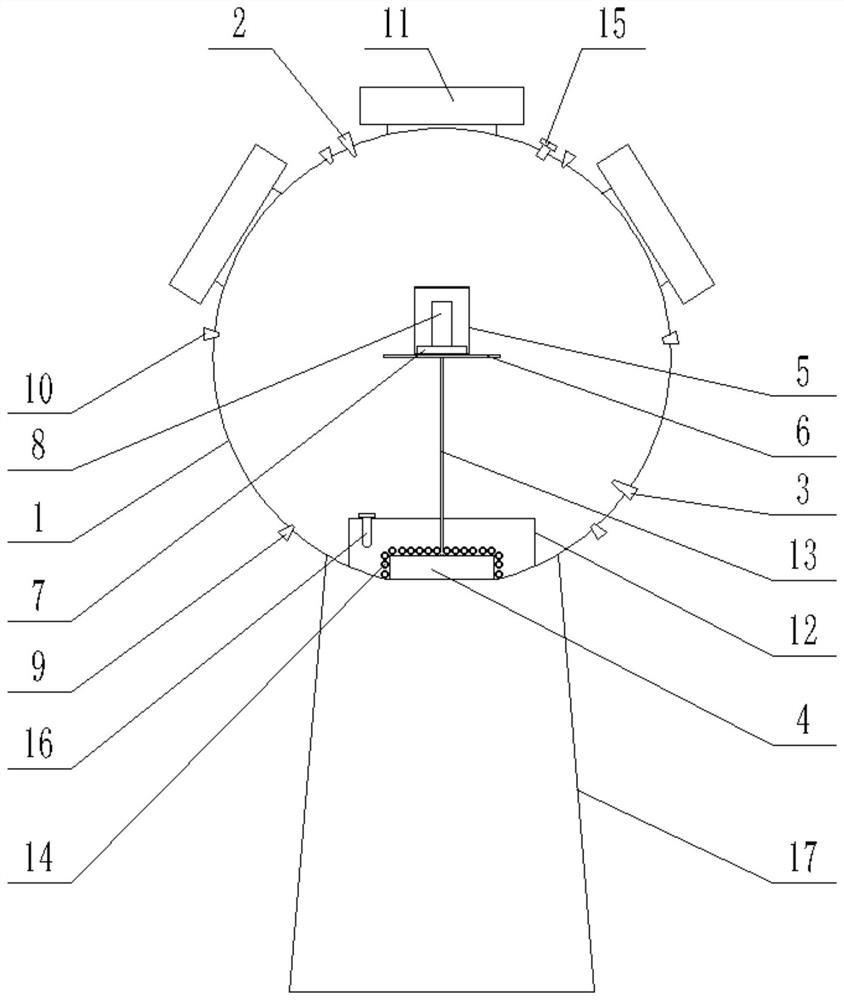 Method and device for measuring thermal runaway heat release of lithium battery in real time