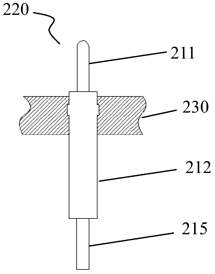 Holding structure and detector including holding structure