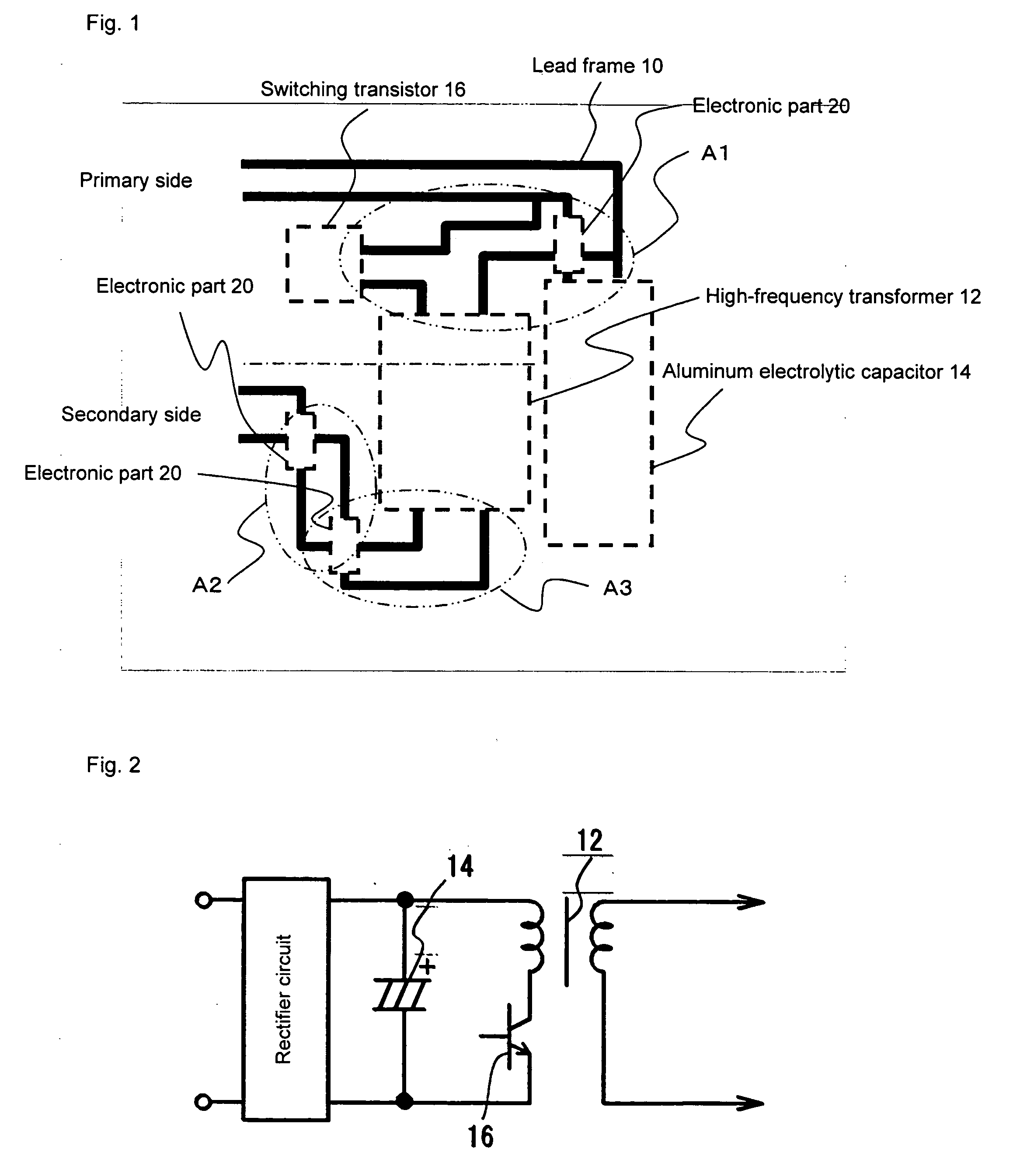 Wiring board, electronic device, and power supply unit