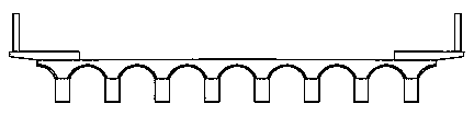 Method for disassembling multi-span double-curved arch bridge