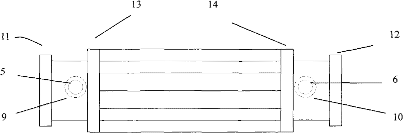 Novel high-efficiency fuel cell humidifier