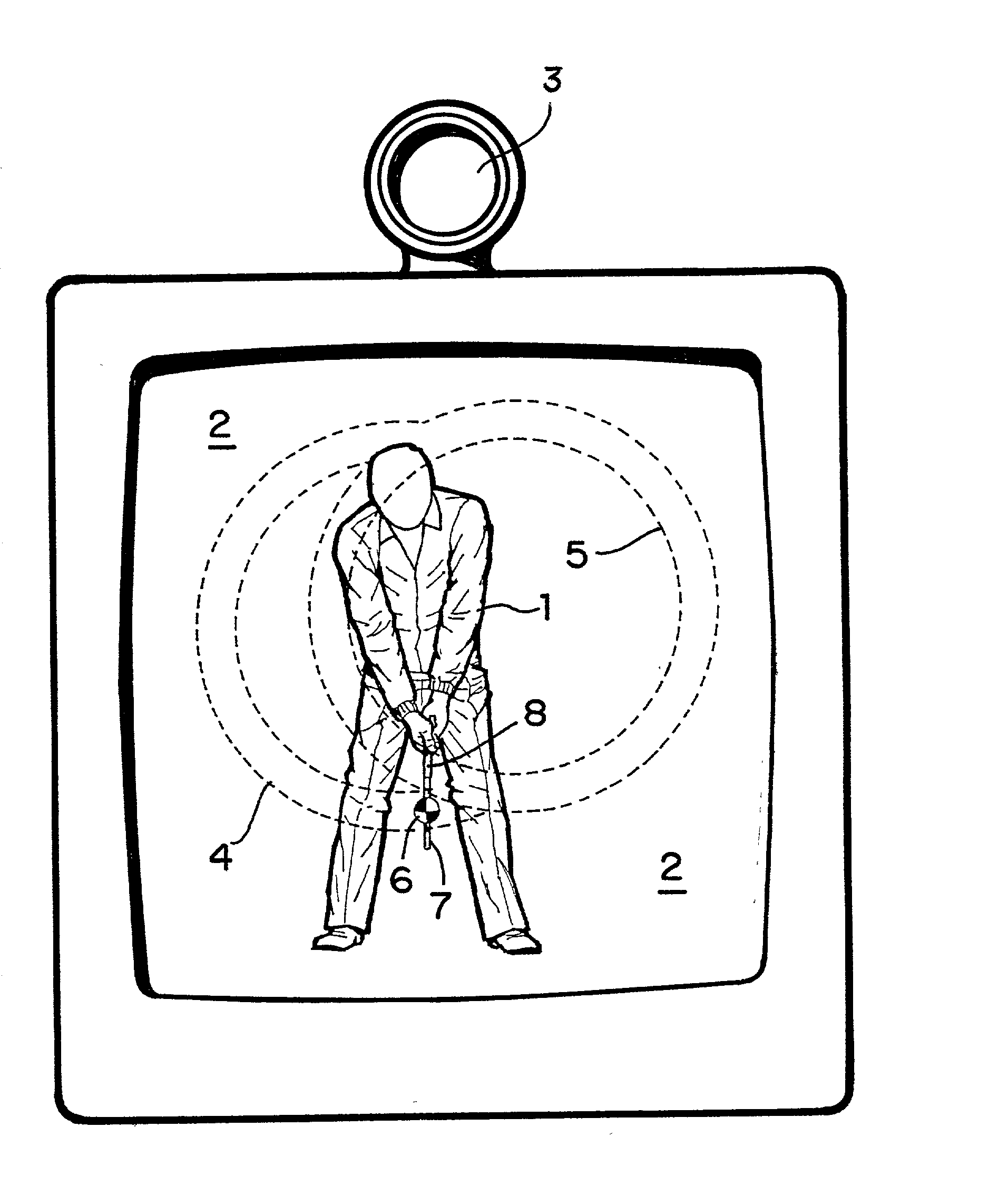 Interactive method and apparatus for tracking and analyzing a golf swing